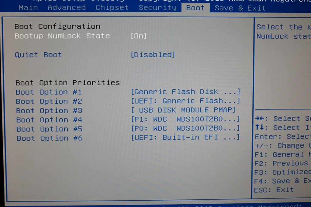Загрузка с флешки NAS